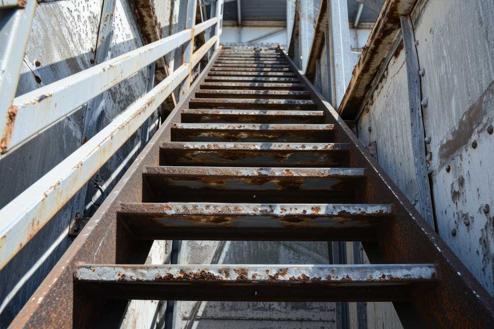 corrosión del metal